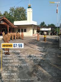 Apel Rutin Pamong Kalurahan Gedangrejo